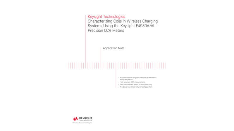 Testing Coils in Wireless Charging Systems Using LCR Meters